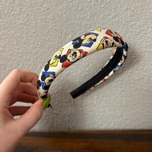 Vintage Retro Disney Mod Mickey Mouse Diamond Characters Thick Puffy Headband